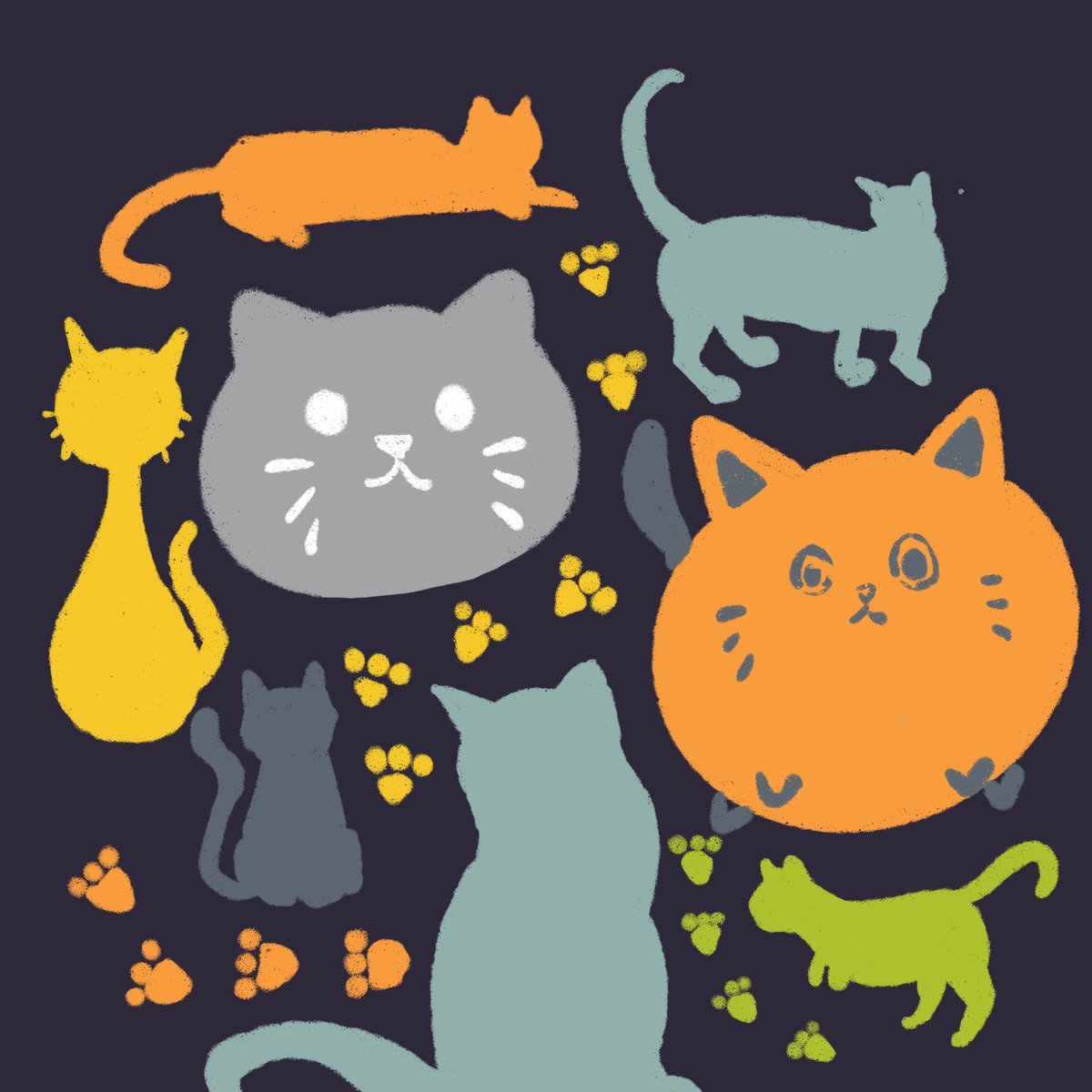 Xsefvfthn's tweet photo. 11. Cats

#cat #illustration #Procreate https://t.co/CceNbf7Ys2
