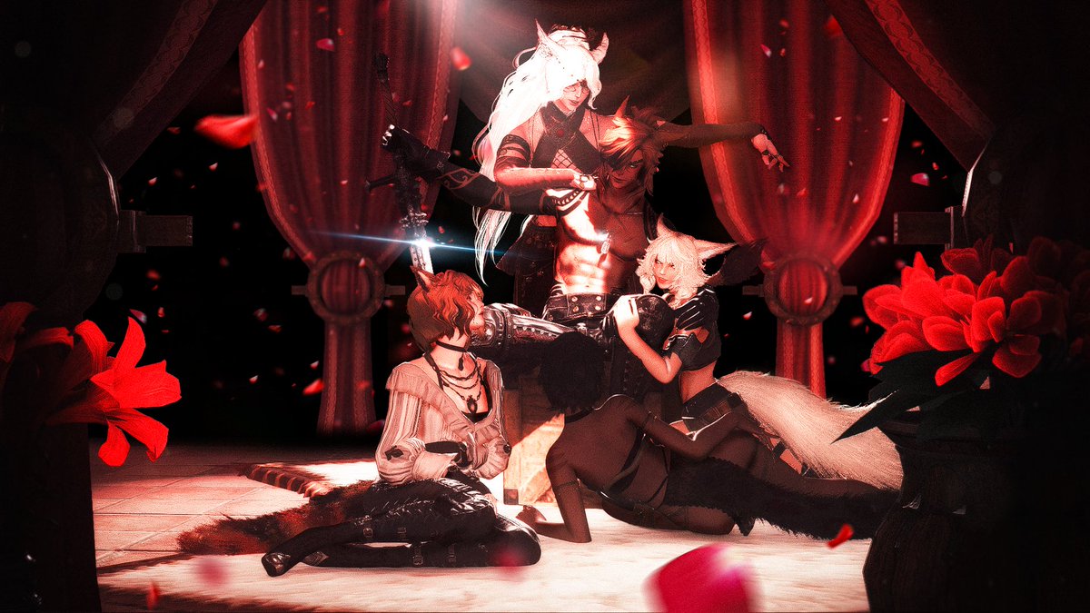 Bit late to the party with that pose!

| #EorzeaPhotos |  #ffxivsnaps  | #miqote | #ffxivgpose |