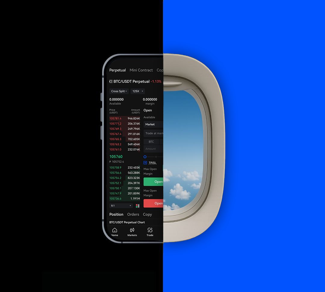Bitdu_Exchange's tweet image. 📱✈️ 35,000 feet in the air? Still trading.

With Bitdu, the market goes wherever you go.

Trade anytime, anywhere.

#Bitdu #TradeEverywhere #CryptoFreedom #FuturesTrading