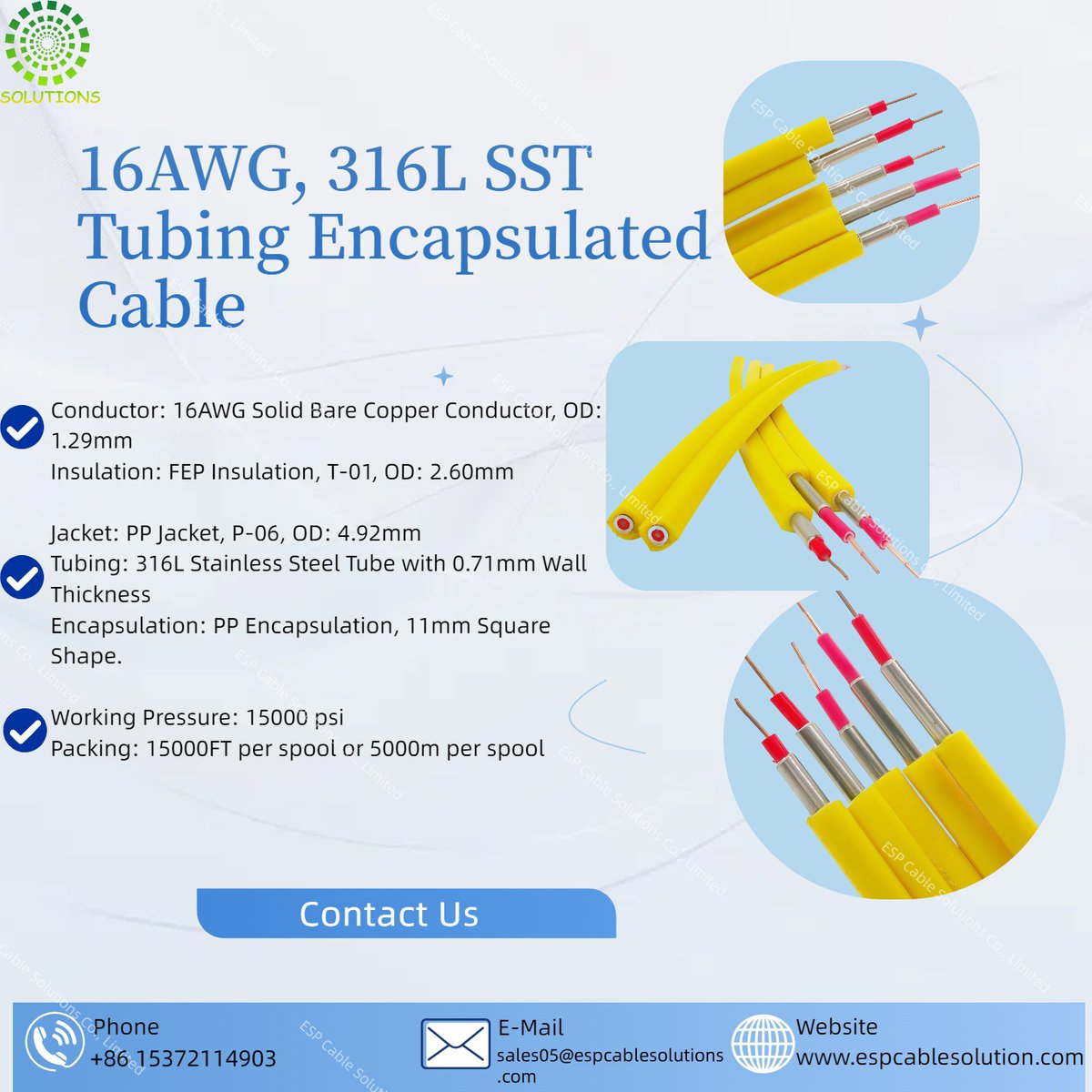danis768477's tweet image. Tubing Encapsulated Cable 
Whatsapp: +86 15372114903 
Email: sales05@espcablesolutions.com

#wellcontrol #welltesting #espsystem #energy #oilfield #oilrig #drilling #downholeservice #oiltool #downholetool #wellcompletion #petroleum #oilpump #offshore #downholecompletion #oilfield