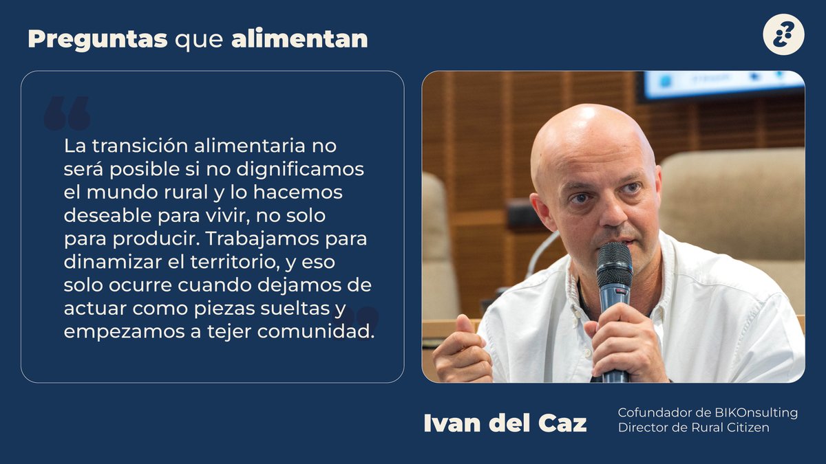 Comunidad SABE (@comunidad_sabe) on Twitter photo 🌱Si queremos alimentos sostenibles, necesitamos territorios vivos.
🤝Ivan del Caz (#BIKOnsulting) nos recuerda que sin relevo generacional ni vínculos comunitarios, no hay #SoberaníaAlimentaria.
🧩Una charla imprescindible con <a href="/MartaAlboP/">Marta Albo-Puigserver</a> (<a href="/ieo_baleares/">IEO Baleares 🐟🪸🐙🦐🐬</a>, <a href="/fdnc_es/">Fundación Daniel y Nina Carasso</a>). 🌱Si queremos alimentos sostenibles, necesitamos territorios vivos.
🤝Ivan del Caz (#BIKOnsulting) nos recuerda que sin relevo generacional ni vínculos comunitarios, no hay #SoberaníaAlimentaria.
🧩Una charla imprescindible con <a href="/MartaAlboP/">Marta Albo-Puigserver</a> (<a href="/ieo_baleares/">IEO Baleares 🐟🪸🐙🦐🐬</a>, <a href="/fdnc_es/">Fundación Daniel y Nina Carasso</a>).