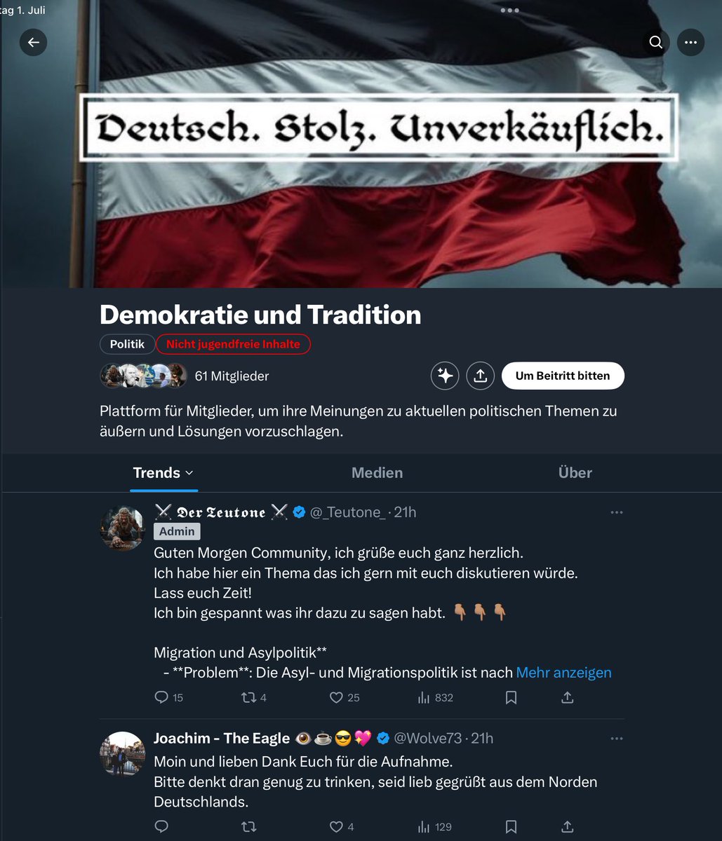 Jaxxon2905's tweet image. Okay - ich bin genervt. Nee, sauer, ist wohl eher passend.
Vielleicht schauen die Follies des „Gebt-Hass-keine-Chance-Prinzen“, Wolve73, mal, in welcher Community der jetzt Mitglied ist und ob das für Euch klargeht ☺️
Btw: Ich hab mich da eben durchgeblockt 😇