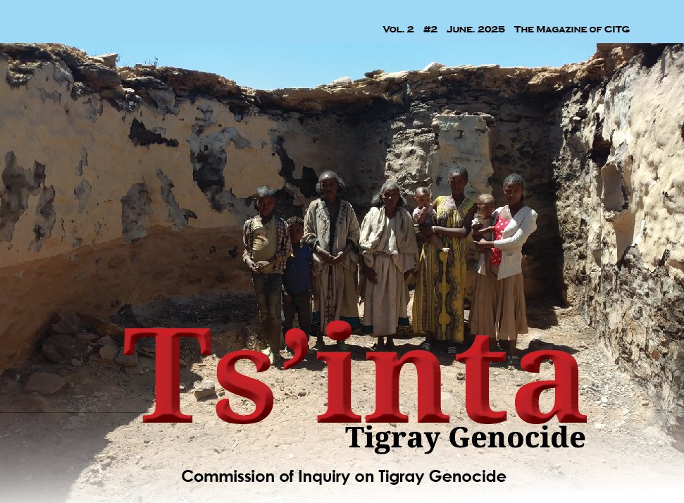 This is the newly published  (sec.vol) #MAGAZINE  by the Commission of Inquiry on Tigray Genocide in English and Tigrigna versions.
#TigrayGenocide 
#NeverForgetNeverAgain
#ትግራይ_ጀኖሳይድ
#ከይርሳዕ_ከይድገም

linkedin.com/posts/citg-con…

linkedin.com/posts/citg-con…