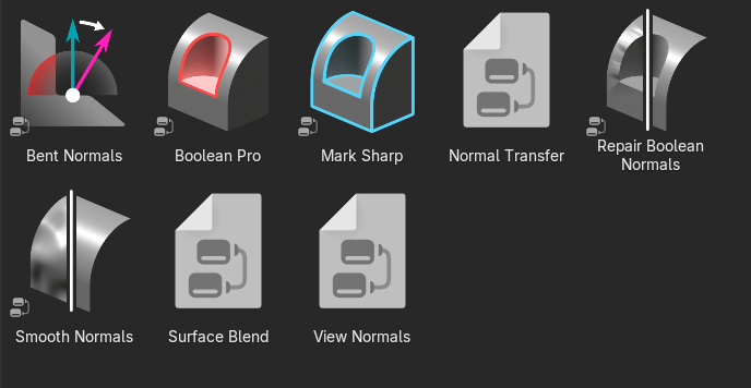 SpaghetMeN0t's tweet image. Slowly getting icons ready for normalMagic 🎨
Feedback on icons/names always welcome!
#b3d #normalMagic #geometrynodes