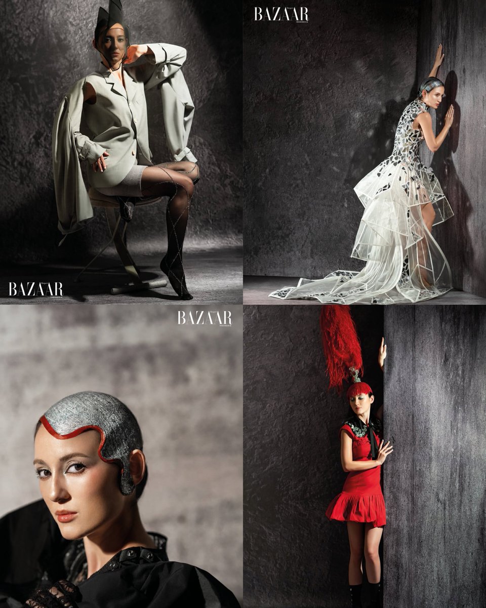 Julie Estelle photographed by Nicoline Patricia Malina for Harper’s BAZAAR Indonesia.