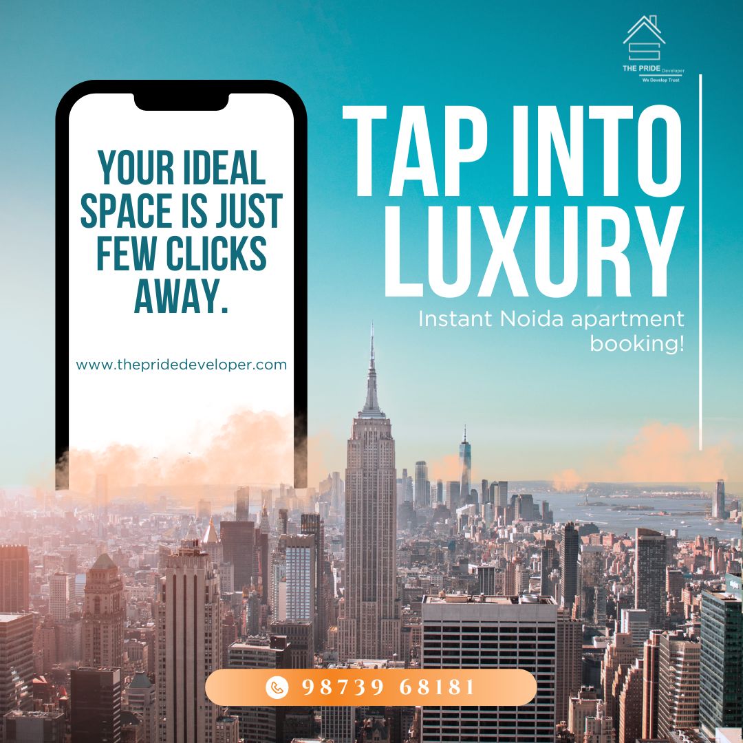 Pride_Developer's tweet image. Looking for your dream home in Noida?
✨ Tap into luxury with instant apartment booking!
Your ideal space is just a few clicks away.
Visit 👉 thepridedeveloper.com
📞 98739 68181
#NoidaApartments #TapIntoLuxury #ThePrideDeveloper #RealEstateIndia