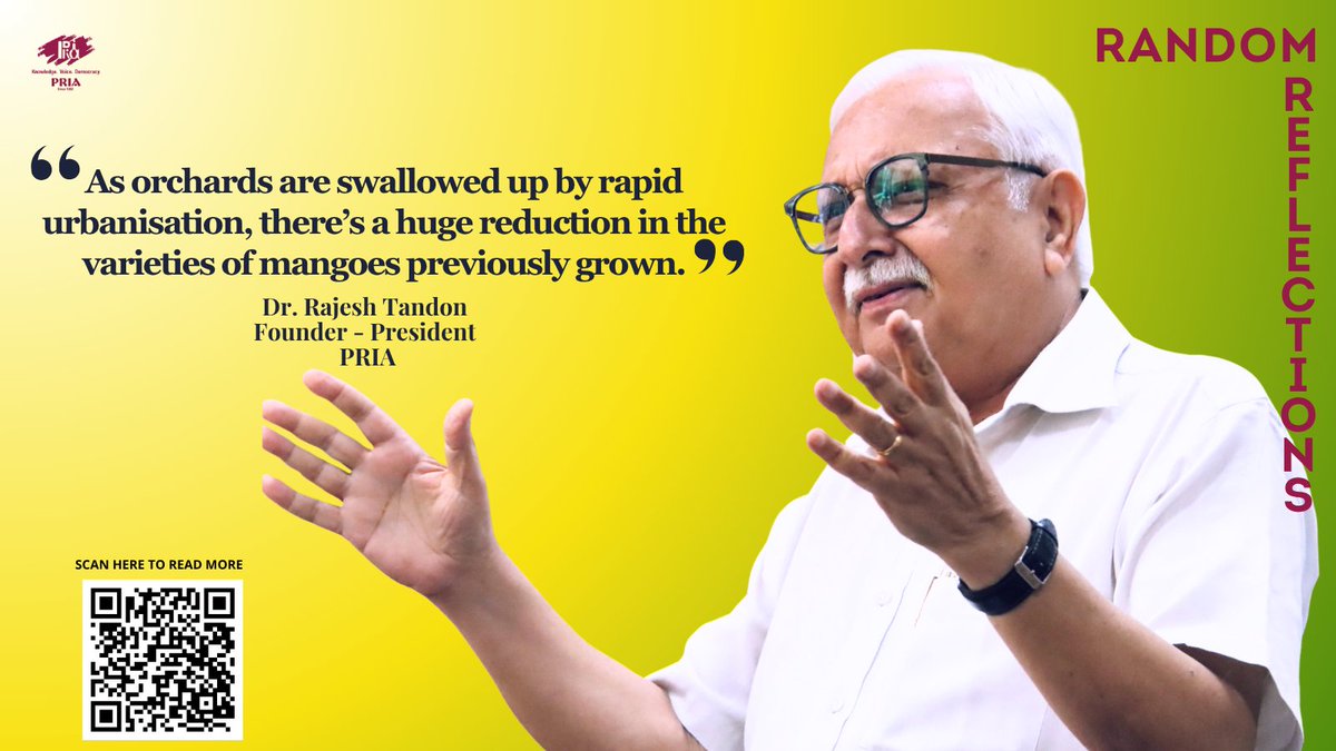 PRIA India (@pria_india) on Twitter photo #randomreflections from <a href="/RTandon_PRIA/">Rajesh Tandon</a> <a href="/PRIA_India/">PRIA India</a> <a href="/UNESCOchairCBR/">UNESCO Chair in CBR & Social Responsibility of HE</a> for the month of July 2025.
Do read on - pria.org/blog/random-re…
<a href="/FoundationMf/">Martha Farrell Foundation</a> <a href="/Samarthan_CDS/">Samarthan CDS</a> <a href="/uvic/">UniversityOfVictoria</a> <a href="/SPARCIndia2/">SPARC India</a> <a href="/GuluVarsity/">Gulu University</a> <a href="/vani_info/">VANI</a> <a href="/PRIA_Academy/">PRIA International Academy - PIA</a> <a href="/CifalV/">CIFAL Victoria</a> <a href="/CYSDOdisha/">CYSD</a>
<a href="/sahbhagi_ssk/">Sahbhagi Shikshan Kendra (SSK)</a> #randomreflections from <a href="/RTandon_PRIA/">Rajesh Tandon</a> <a href="/PRIA_India/">PRIA India</a> <a href="/UNESCOchairCBR/">UNESCO Chair in CBR & Social Responsibility of HE</a> for the month of July 2025.
Do read on - pria.org/blog/random-re…
<a href="/FoundationMf/">Martha Farrell Foundation</a> <a href="/Samarthan_CDS/">Samarthan CDS</a> <a href="/uvic/">UniversityOfVictoria</a> <a href="/SPARCIndia2/">SPARC India</a> <a href="/GuluVarsity/">Gulu University</a> <a href="/vani_info/">VANI</a> <a href="/PRIA_Academy/">PRIA International Academy - PIA</a> <a href="/CifalV/">CIFAL Victoria</a> <a href="/CYSDOdisha/">CYSD</a>
<a href="/sahbhagi_ssk/">Sahbhagi Shikshan Kendra (SSK)</a>