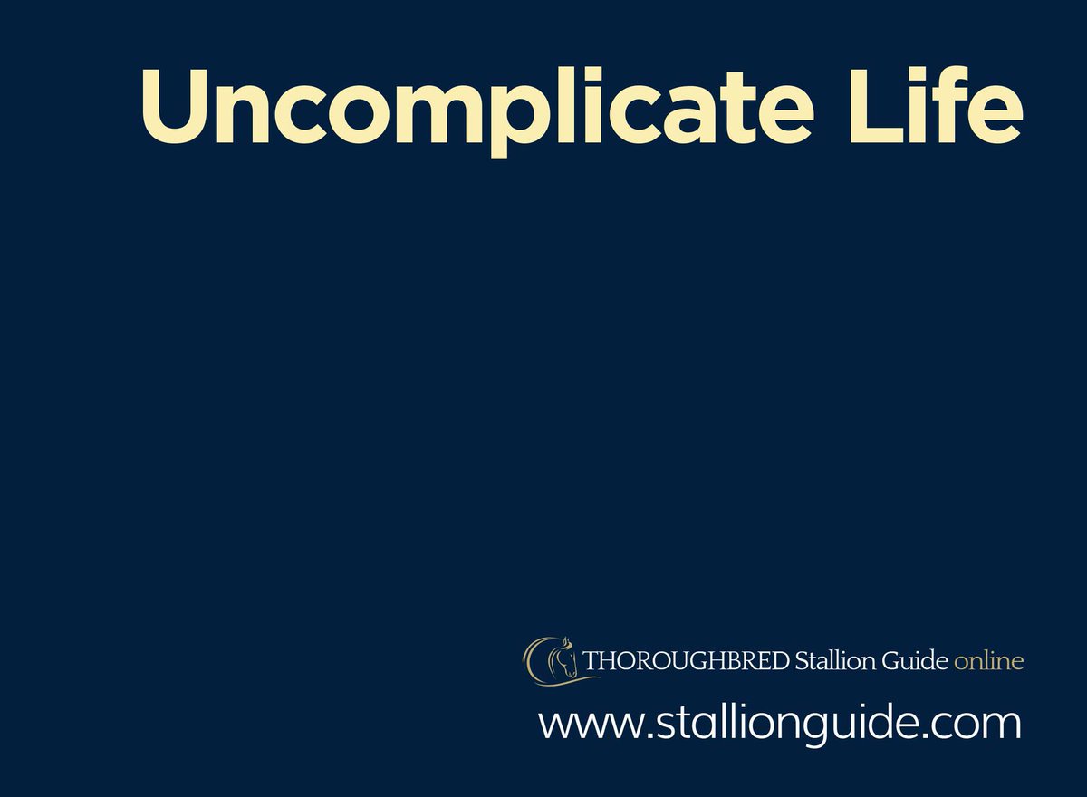 EBN (@bloodstocknews) on Twitter photo πΆ <a href="/Stallion_Guide/">Thoroughbred Stallion Guide</a> - Uncomplicate Life πΆ
Each advertised stallion has the following info available π
β
Stallion overview & stud record
β
Sales & pedigree record
β
Race record
For more information visit β‘οΈ stallionguide.com #ReadAllAboutIt πΆ <a href="/Stallion_Guide/">Thoroughbred Stallion Guide</a> - Uncomplicate Life πΆ
Each advertised stallion has the following info available π
β
Stallion overview & stud record
β
Sales & pedigree record
β
Race record
For more information visit β‘οΈ stallionguide.com #ReadAllAboutIt