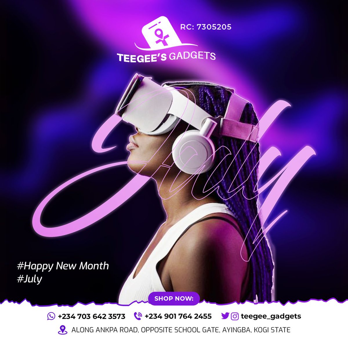 TeegeeGadgets's tweet image. Keep Going, Stay Positive!
     Happy New Month❤️