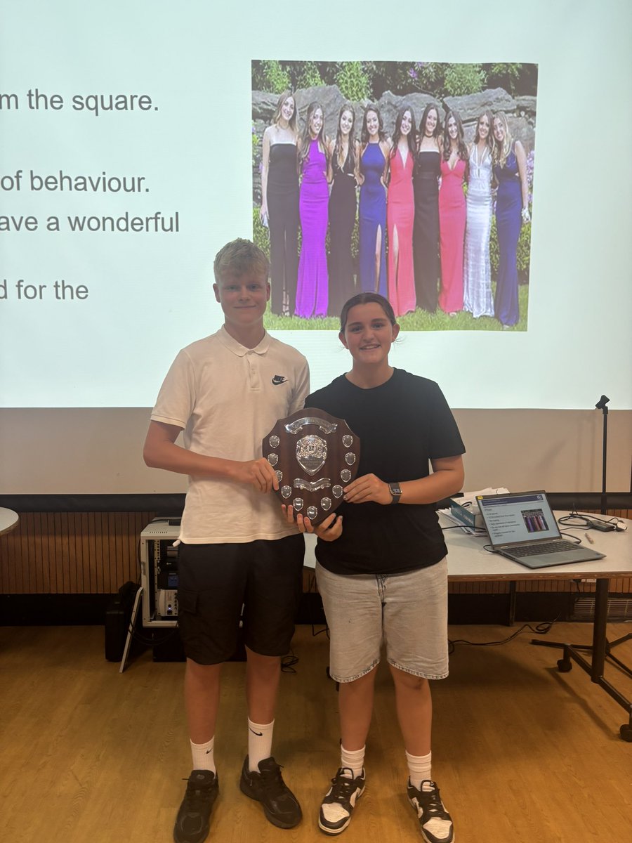 Year 11 sports personality of the year 2025 Freddie and Pearl. <a href="/SeanBurgessFit/">Sean Burgess Fitness</a> thank you for sponsoring this award.