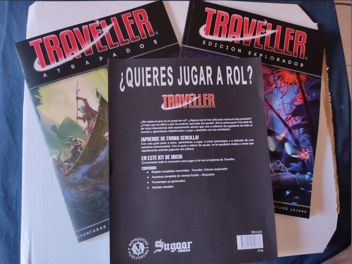 Ya en casa lo último de <a href="/EditorialSugaar/">Sugaar Editorial</a> 
Aprende a jugar a rol con Traveller