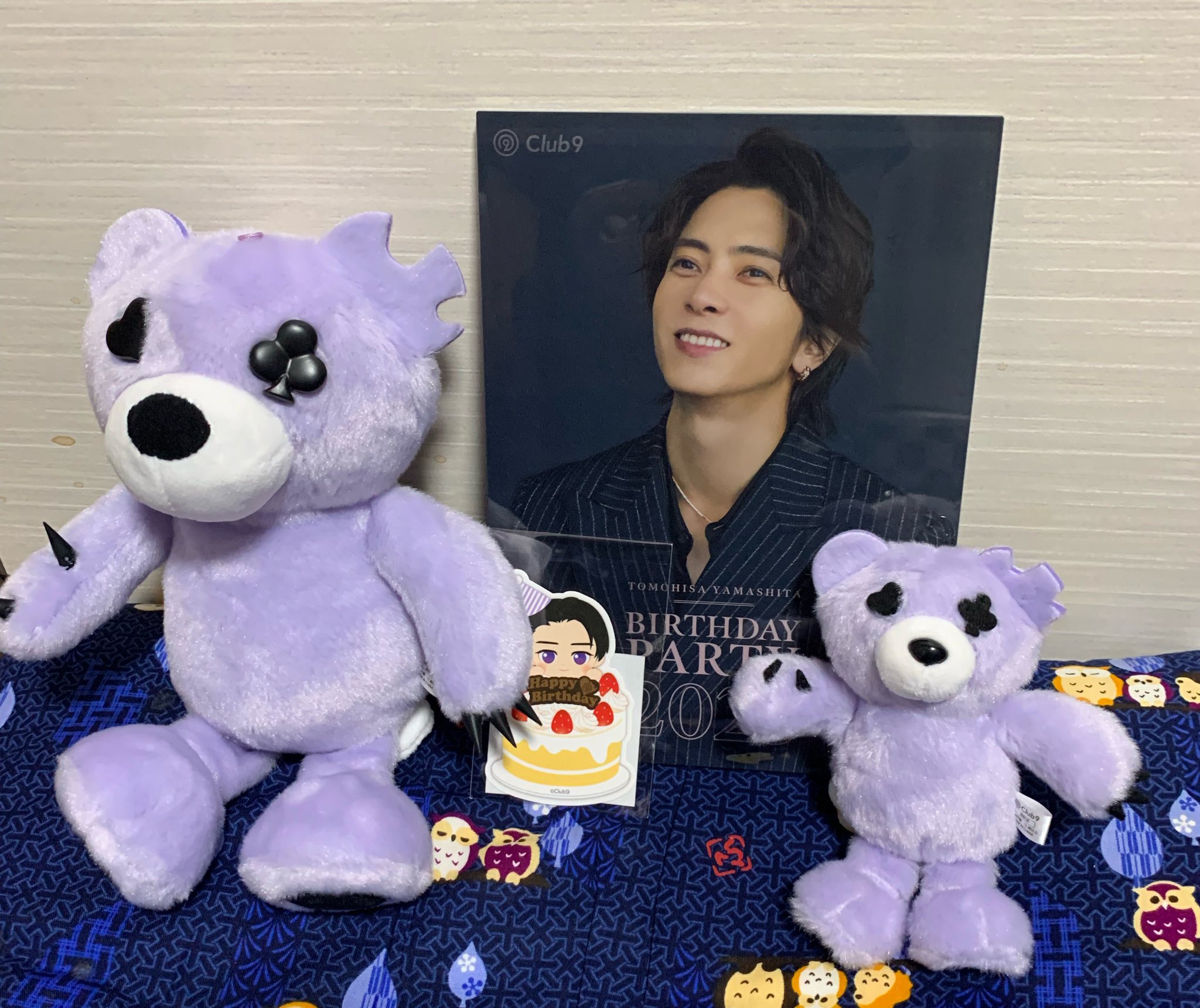 山下智久Club9 Mr.P ぬいぐるみキーホルダー 山下智久 Mr Pぬいぐるみ Club9 2025 バースデーグッズ クマ 熊