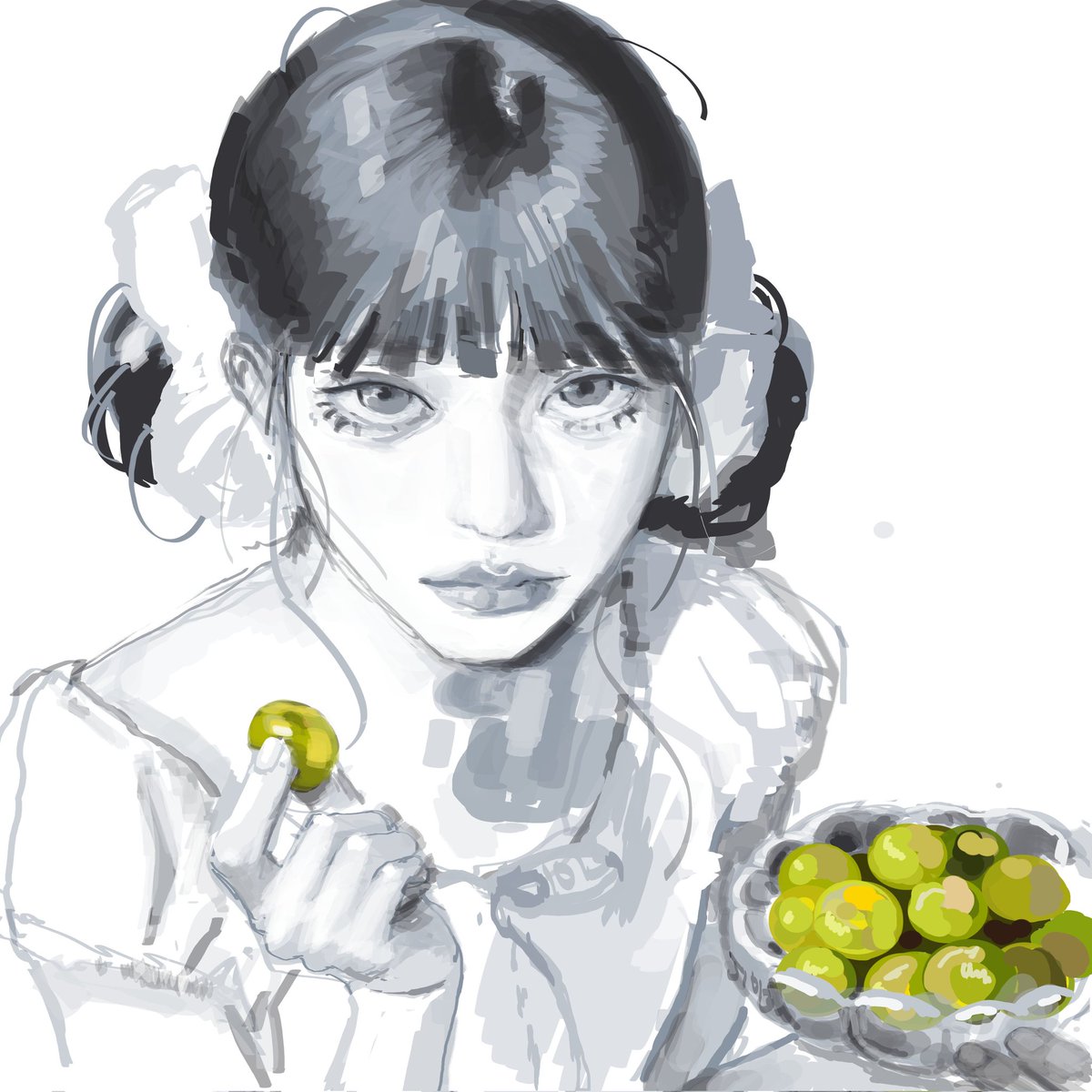 art_jumin's tweet image. Sour Grapes 

#art 
#digitalart
#AnimeArt