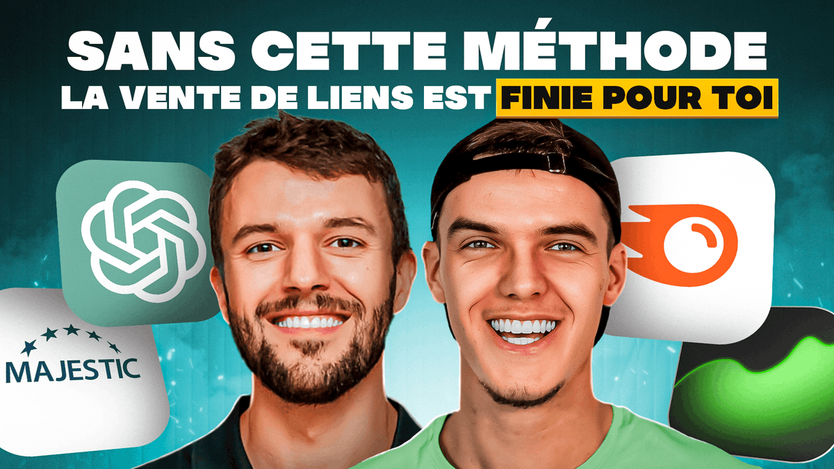 Les secrets pour faire + 10 000€/MOIS en vente de liens avec <a href="/Chuuupz/">Geoffrey</a> 🔥

On vous partage dans cette vidéo :

⏩Ce qui fonctionne en vente de liens en 2025
⏩Les erreurs à ne plus faire
⏩L'avenir de la vente de liens