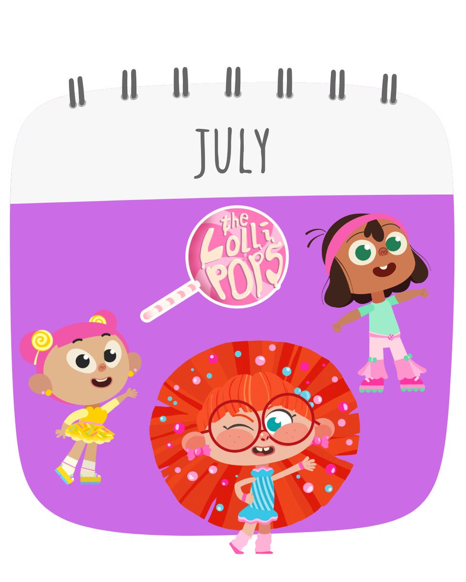 This July on BabyTV, meet The Lollipops — the coolest girl band around! With music, dance, and songs about friendship and growing up, your little one will be singing along in no time. 🎤🍭🎶