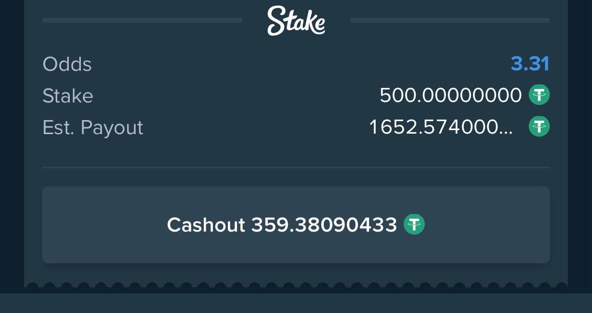 3 ODDS ON STAKE 

BOOKING CODE LINK 🔥 stake.com/sports/home?ii…

🔥Register here🔥 stake.com/?offer=gameboy…

🔥Use Promo code👉 Gameboy to get free 2k dollars after first deposit