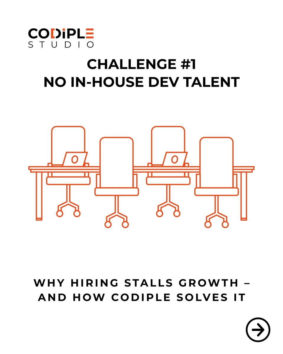 codiplestudio's tweet image. 🚨 Challenge #1: No In-House Dev Talent

Hiring devs is slow.
Deadlines slip.
Growth stalls.
Stop waiting to build.
Start scaling with plug &amp;amp; play talent from Codiple Studio.
✅ Frontend
✅ Backend
✅ Automation

💡 Hire strength, not headcount →
#TechTalentOnDemand