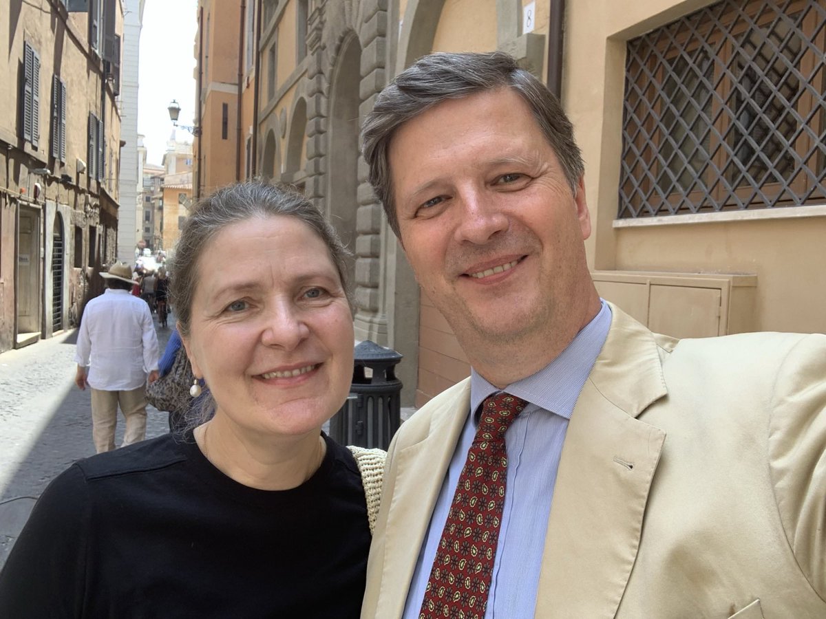💐30th wedding anniversary today💐! 
Happier than ever!
Our recipe for all of you?
+ Don't cohabitate 
+ Get married sacramentally
+ Put God in the center of your relationship
+ With God's help, have LOTS of children.
That's it. No rocket science