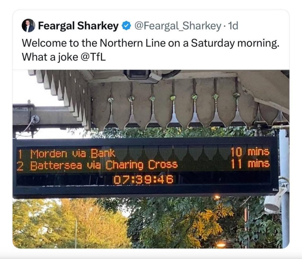 It’s a good job Feargal doesn’t live in Bramhall, he would be in for a massive shock on a Sunday!! 😳