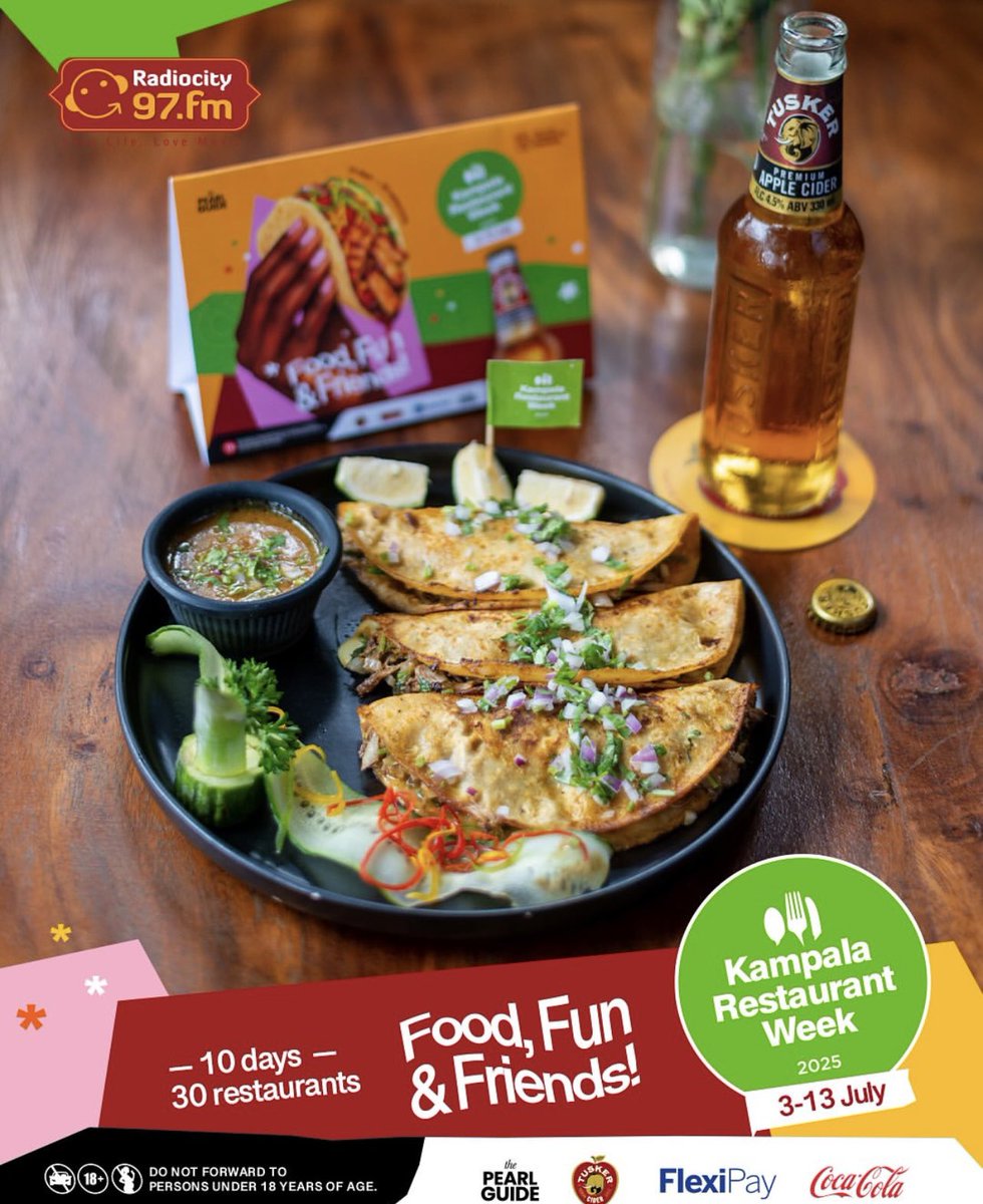 Appetites ready? Check out these mouthwatering dishes for Kampala Restaurant Week!
(3rd -13th July)