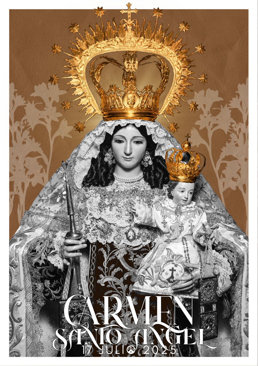 Peri_Cofrade's tweet photo. El cartel anunciador de la salida procesional de la Hermandad del @CarmenStoAngel, realizado por @pixelsacrum. #Sevilla #GloriasSevilla25

https://t.co/hyuvfxgM3s https://t.co/vIBJYXN7t3