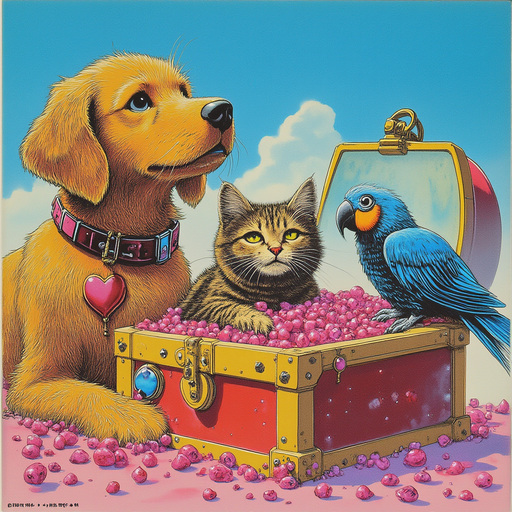 if love is the only thing you can never steal, then pets are the safest investment.