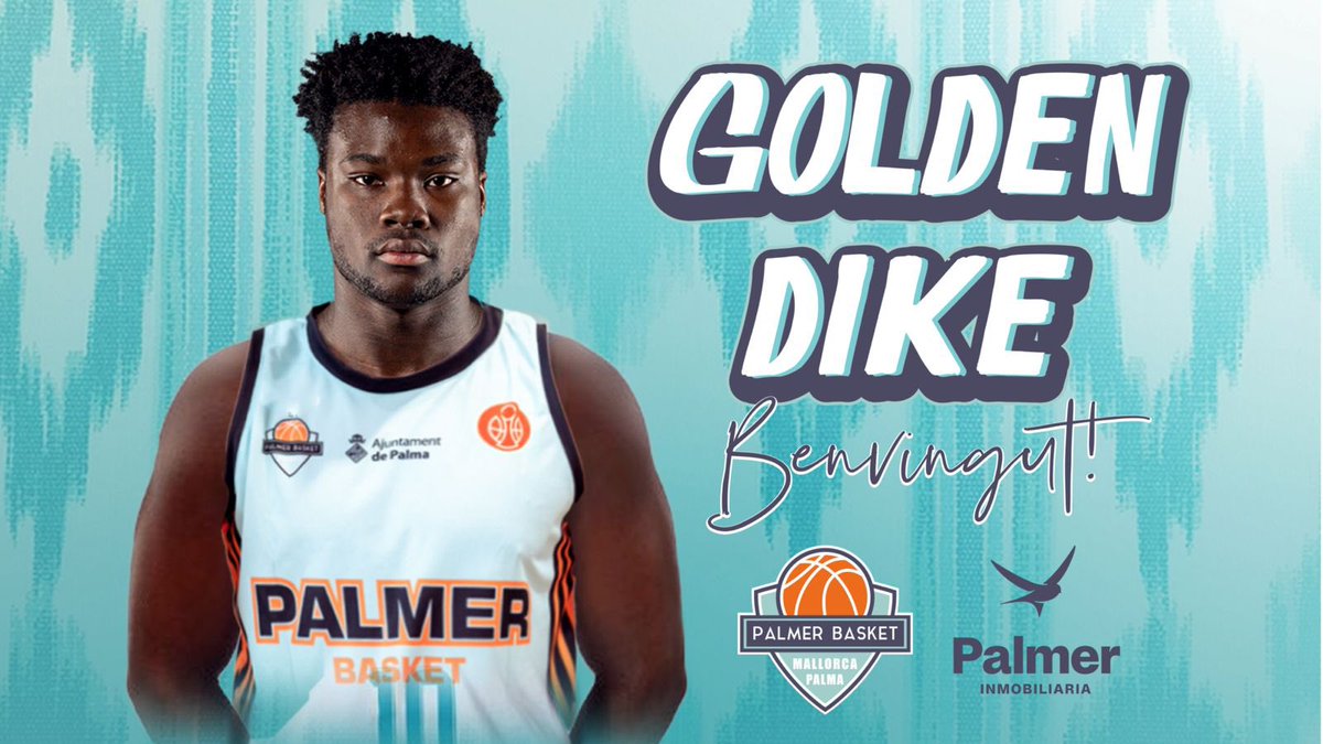 Golden Dike, 𝙥𝙤𝙙𝙚𝙧 a la pintura per Palmer Basket 🩵

L'interior se suma a la disciplina turquesa per aquesta aventura a Primera FEB!

🔗 palmerbasketmallorca.com/golden-dike-fo…

Benvingut, Golden!