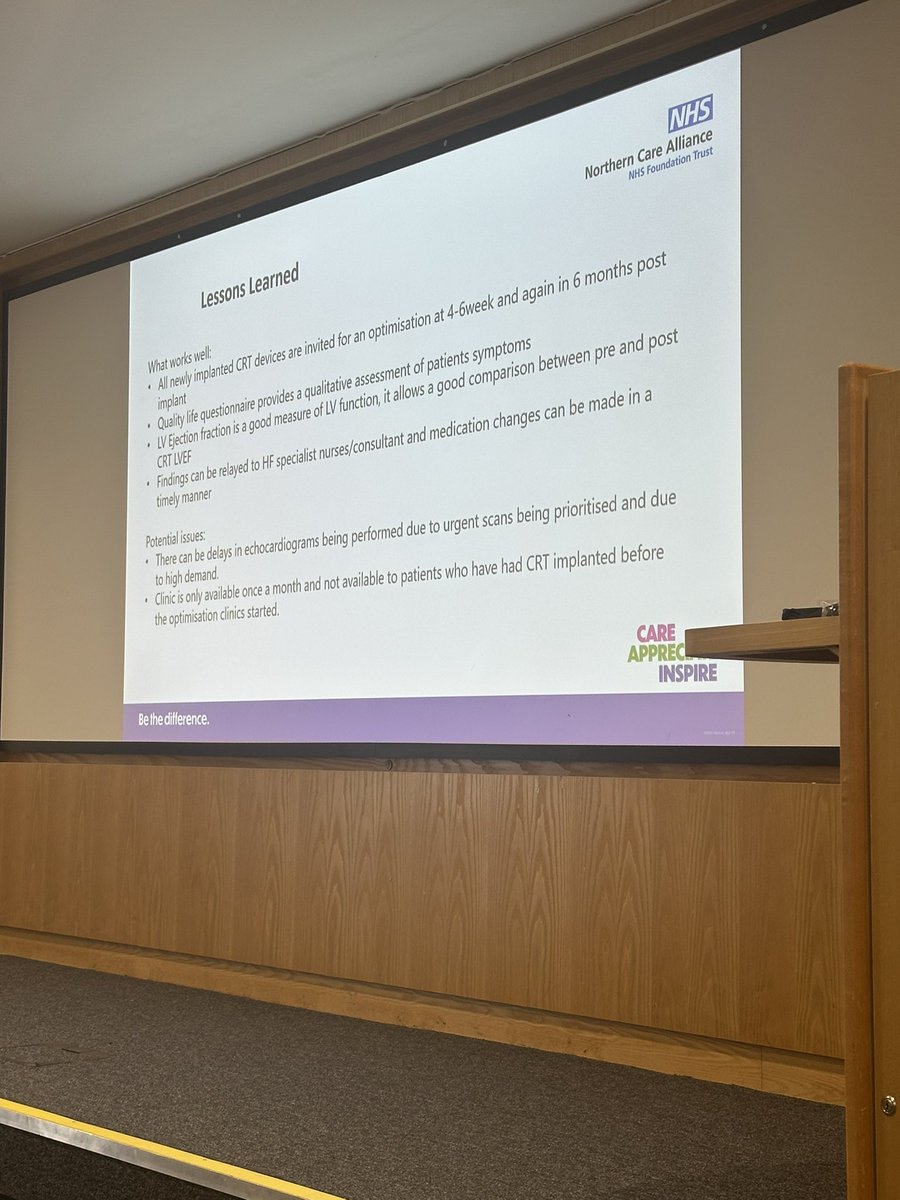 QualityNCA's tweet image. Next to present we have Sohaib Mahmood, Sohiaib shares his project around the introduction of a Cardiac Resynchronisation Therapy optimisation clinic