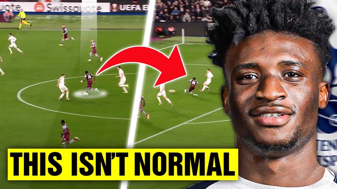 Mohammed Kudus would be a GREAT signing for Tottenham 🇬🇭💰

📌 One of the BEST dribblers in Europe ⚡️
📌 Match winning quality ⭐️
📌 Versatile profile 🧩
📌 A better fit than Eberechi Eze? 🧐

New video OUT NOW 🚨

Watch 👉🏻 youtu.be/1tWQNB0MAmI?si…