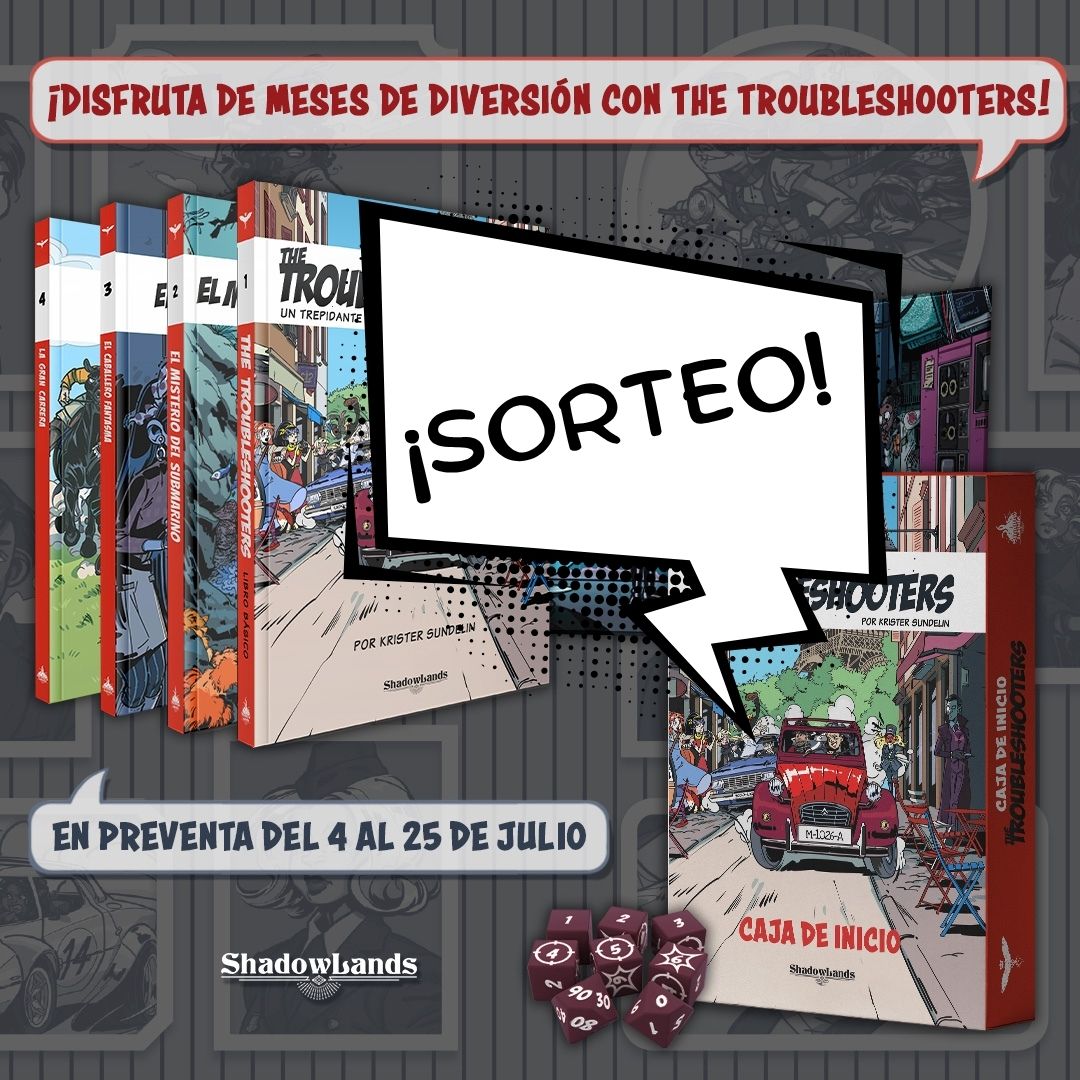 Atención buscalíos  🧨💥 ¡Tenemos #SORTEO con #TheTroubleshooters! 🦊🐦  Si quieres ganar un pack con las dos nuevas aventuras y la caja de  inicio que salen este viernes en #preventa, haz RT y sigue leyendo ⤵️