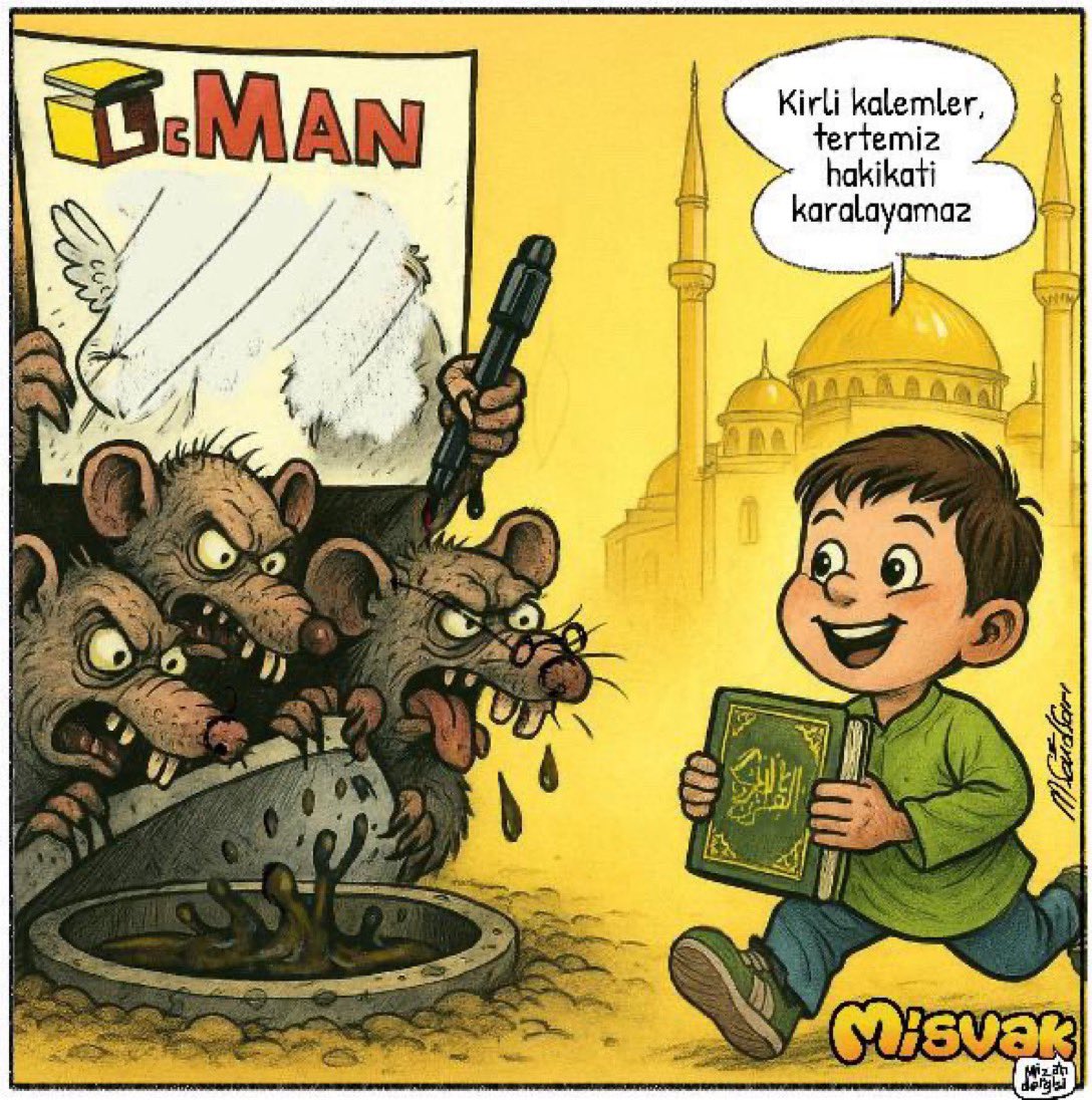 Kirli kalemler tertemiz hakikati karalayamaz…
#lemandergisikapatılsın