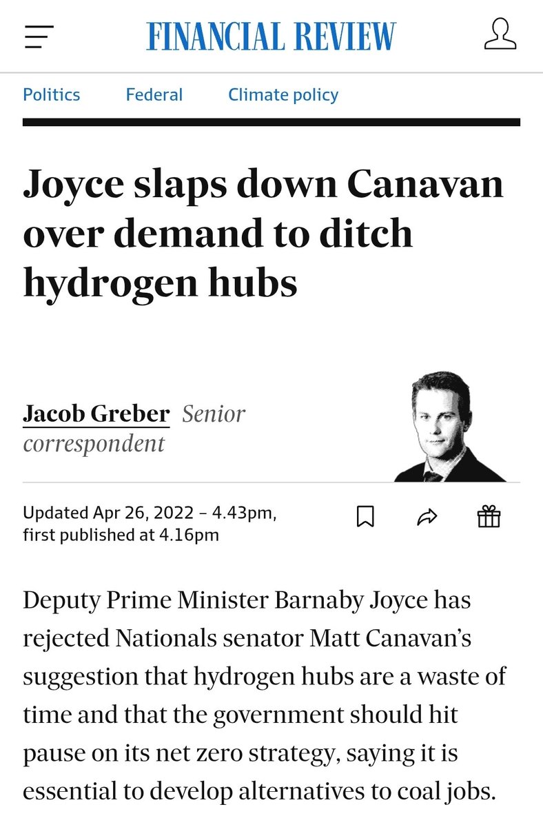 I tried to warn people when these absurd hydrogen hubs were announced that they were a waste of time. 

I was ridiculed and now our nation has lost billions.

How about we just drop this net zero madness and concentrate on doing what works?