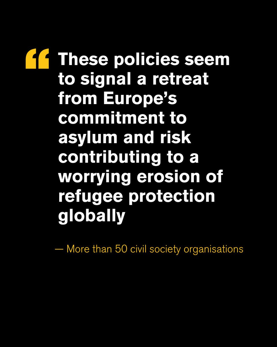 ActionAidEU's tweet image. JOINT STATEMENT: The EU's 'safe country' proposals are part of a broader strategy to externalise the EU’s migration management.
With 50+ NGOs, we're calling on the EU and member states to reject any attempts to weaken protection for asylum seekers: bit.ly/44syMbu