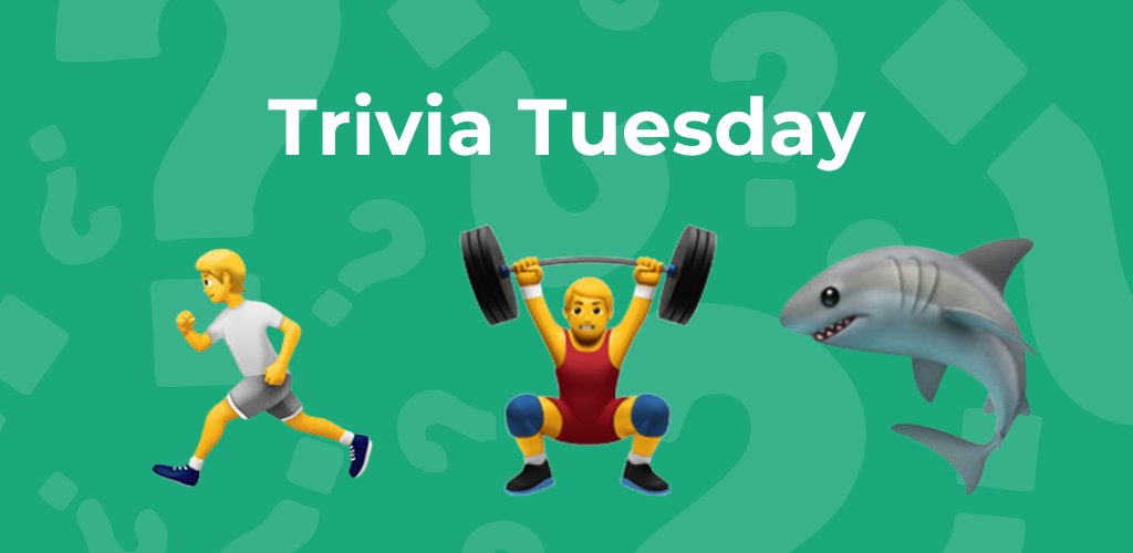 The sun's out and so is another #TriviaTuesday ☀️

This is for all the fitness lovers out there! This week, can you guess the brand from these three emojis? 🏃

Make sure to keep an eye out as they'll also have increased cashback coming very soon 👀

Drop your answers below 👇