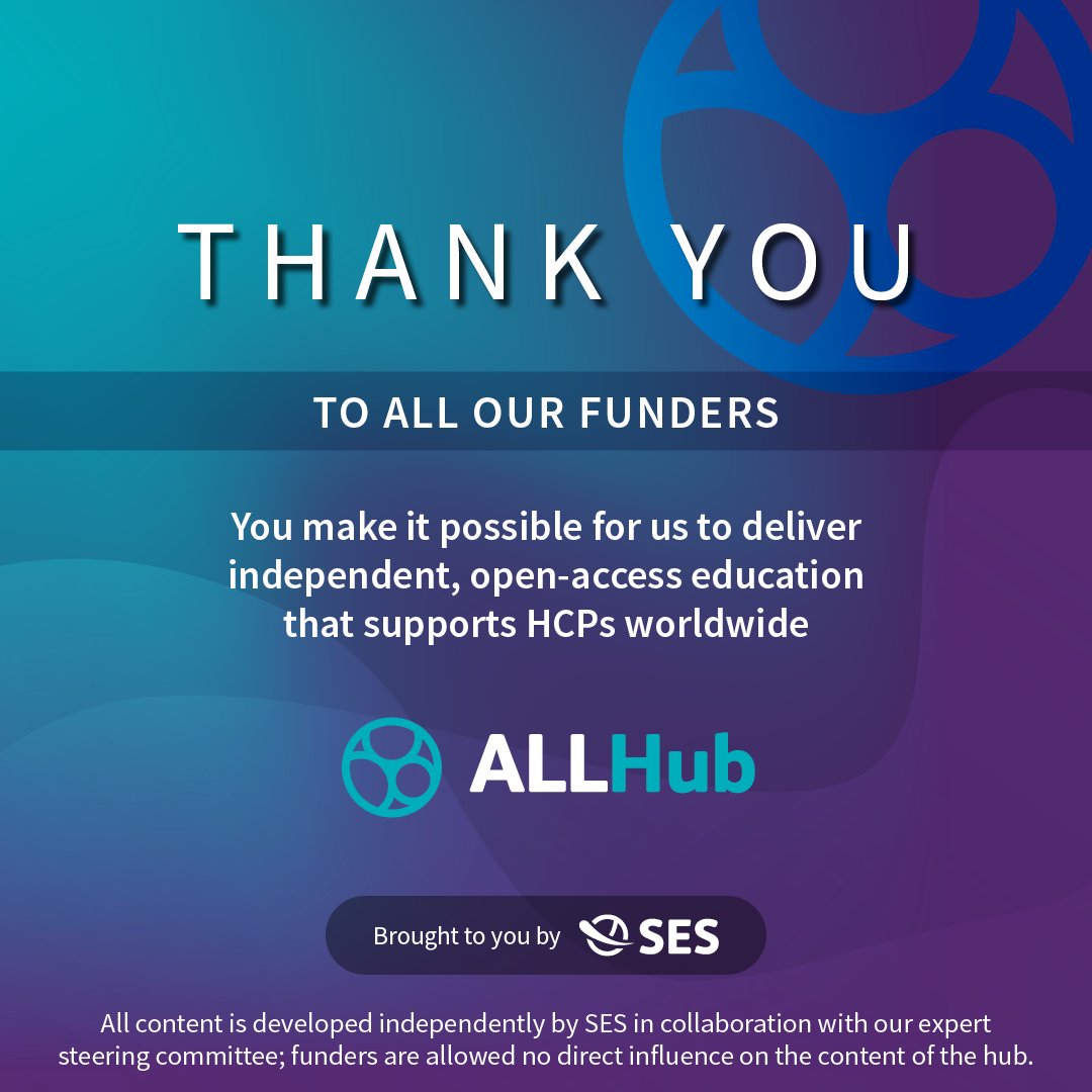 ALL_Hub_'s tweet image. Thank you to our funders, who make it possible for us to deliver the ALL Hub.
• Amgen
• Autolus
• Jazz
• Pfizer
• The Hipocrate Conference Institute, an association of the Servier Group.
#allsm #leusm