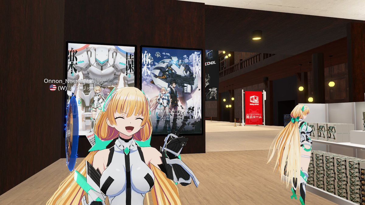 efp_official's tweet image. 『楽園追放 -Expelled from Paradise-』の展示が、VRChatワールド「ホビースフィア」で開始しました!
#ホビースフィア #ホビージャパンVR部 #楽園追放