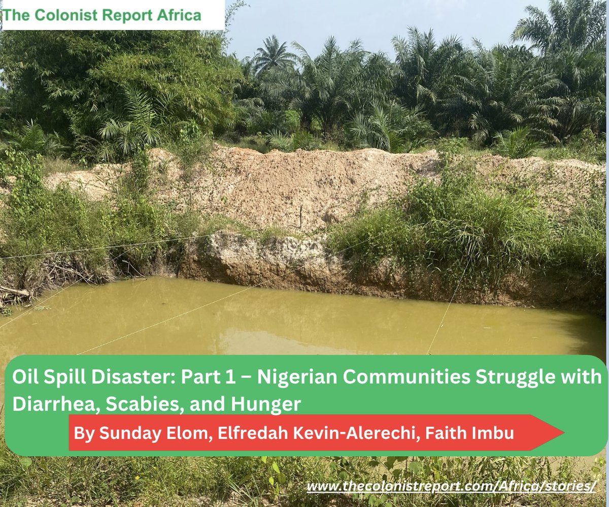 New Investigation:
For over 6 months, we’ve been digging into oil spill impacts—not just from multinationals but also indigenous companies—and how local communities are responding to protect their land.
Read👇
thecolonistreport.com/Africa/oil-spi…

Supported by <a href="/HEDAgenda/">HEDA Resource Centre</a>

<a href="/gijn/">Global Investigative Journalism Network</a> 
<a href="/gijnAfrica/">GIJN Africa</a>