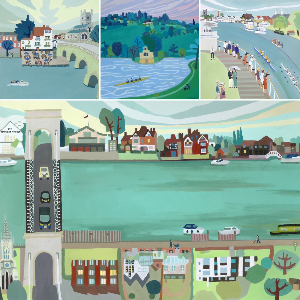 BerksArchives's tweet image. As part of &apos;Our River Thames&apos; exhibition, we are selling these lovely cards by local artist Rebecca Howard showcasing the Thames. An interview with Rebecca about how the Thames inspires her work is also featured in the exhibition. Come along and see for yourself! #OurRiverThames