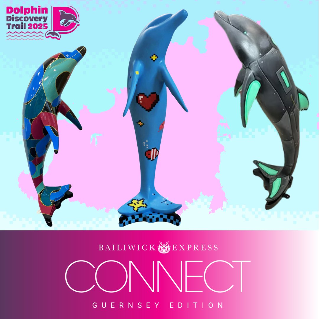 Pick up a copy of CONNECT for your own Dolphin Discovery Trail map. 

There’s information on each dolphin as well as the charities the Trail is supporting. 

<a href="/GSPCA/">gspca</a>  @AutismGuernsey 

brnw.ch/21wTO8f