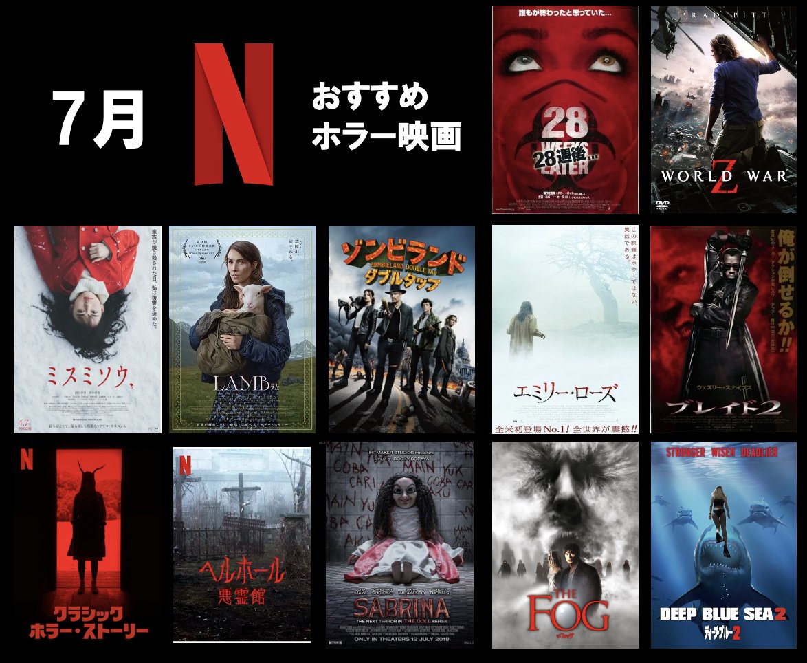 7/1現在、Netflixで見られるおすすめホラー映画 ・28週後