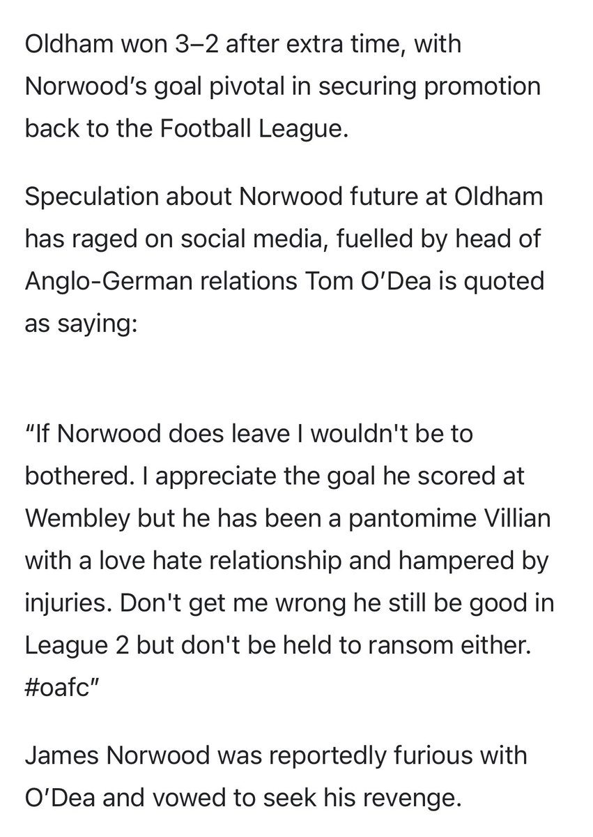 rewster6's tweet image. Whose put this on wiki 😂😂😂 #oafc