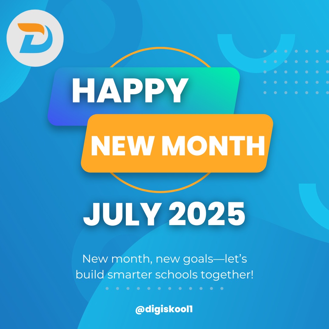 Digiskool1's tweet image. July is here!  Time to reset, refocus, and reimagine how we transform learning with tech.
Let’s make this month count! ✨
#DigitalLearning #SchoolTech #Digiskool #NewMonth #July2025