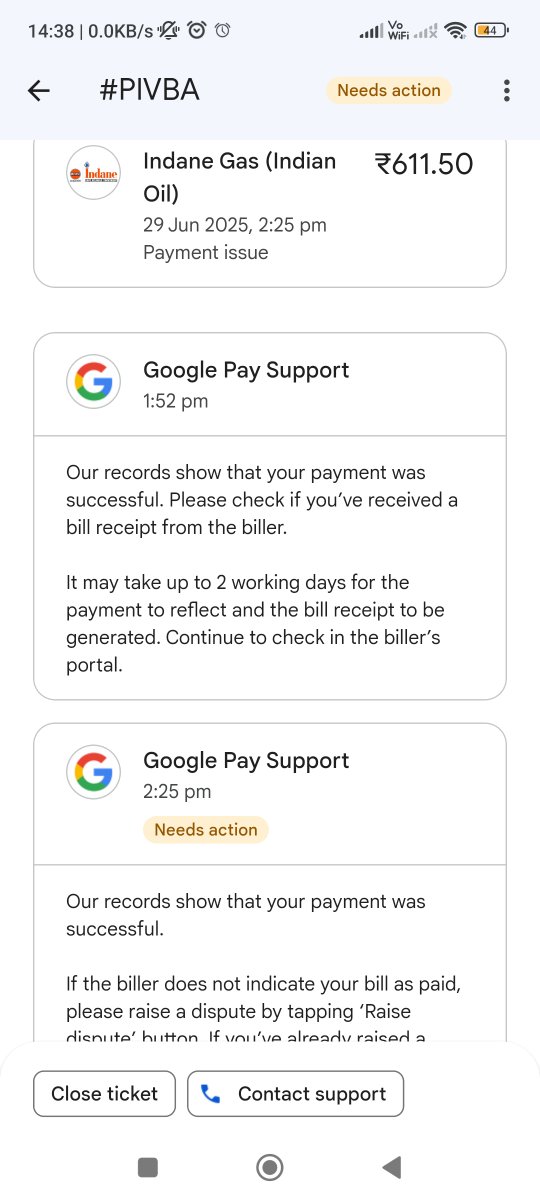 SouravGuin7's tweet photo. @ChairmanIOCL @DirMktg_iocl @DirHR_iocl @jagograhakjago @consumerforum_ 

Hi I have booked the gas on 29th June 2025. I have booked it through GPay. The agency (Rishikesh Gas Agency) claims that I have not paid any amount for the gas &amp; have not delivered the gas. Please resolve https://t.co/vwnFDz2FFs