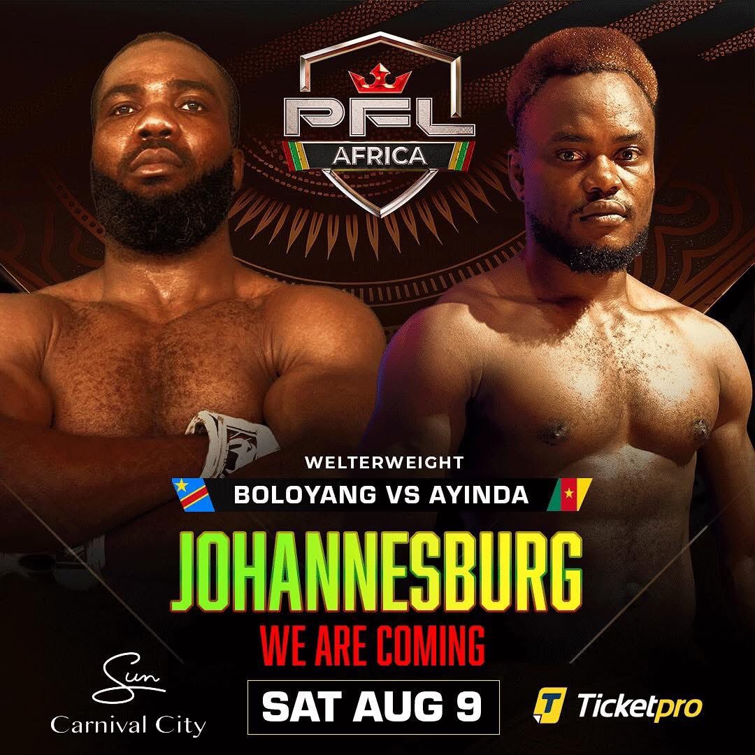 BorisEsonoN's tweet image. Undefeated Octave Ayinda Takes On British Boloyang in High-Stakes PFL Africa Bout
panafricanvisions.com/2025/07/undefe…
@PFLMMA @PFLEurope @PeteMurrayPFL @OfficialPFL_ @Panafricvisions