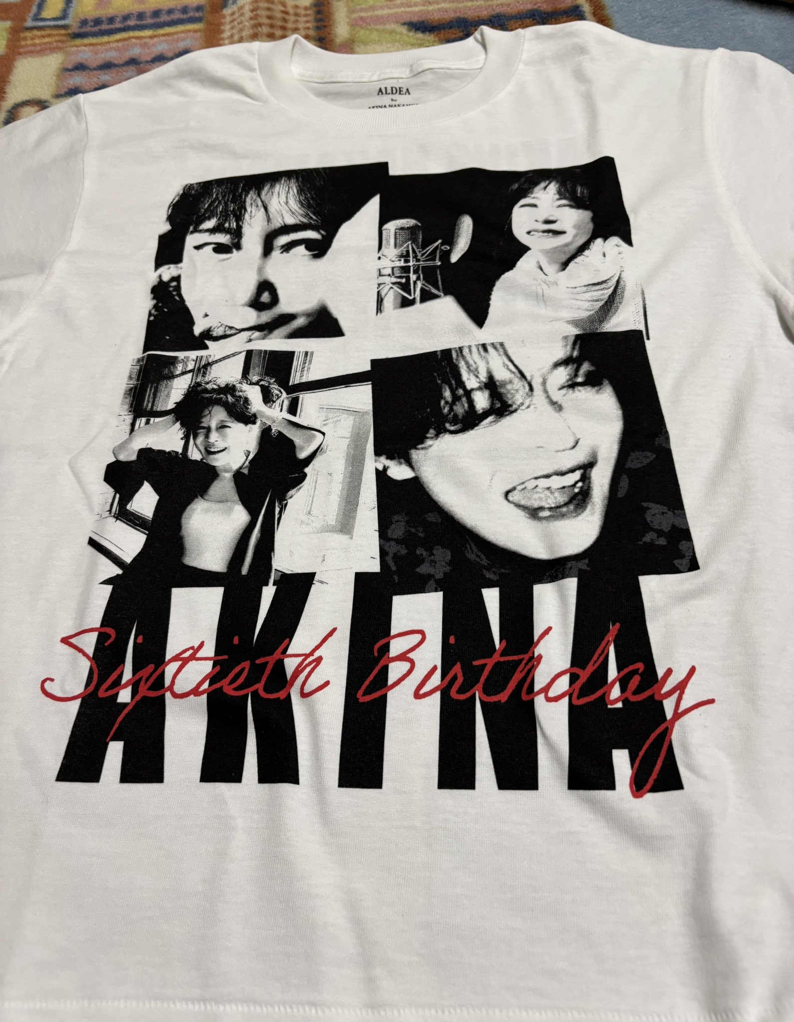 中森明菜 ALDEA Tシャツ(Lサイズ) キーホルダー&コースター 中森