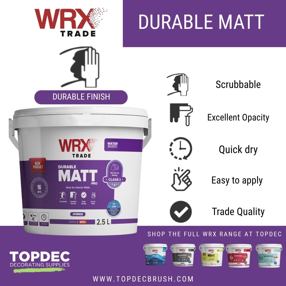 Discover the WRX Pro Series at topdecbrush.com/wrx – where premium quality meets unbeatable value!

Topdec Approved ✔️
Any Colour – Inside &amp; Out 🌈
Trade Trusted 💪
Great Coverage. Smooth Finish. Pro Results.

👉 Shop now at topdecbrush.com/wrx
#WRXPaints #TopdecBrush