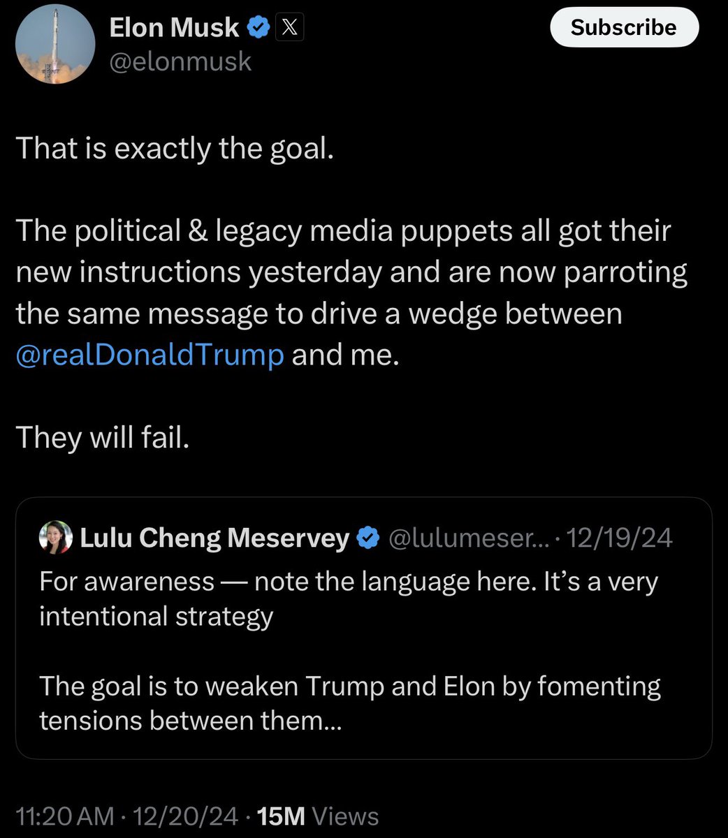 Yeah, it was the media. 12/20/24.