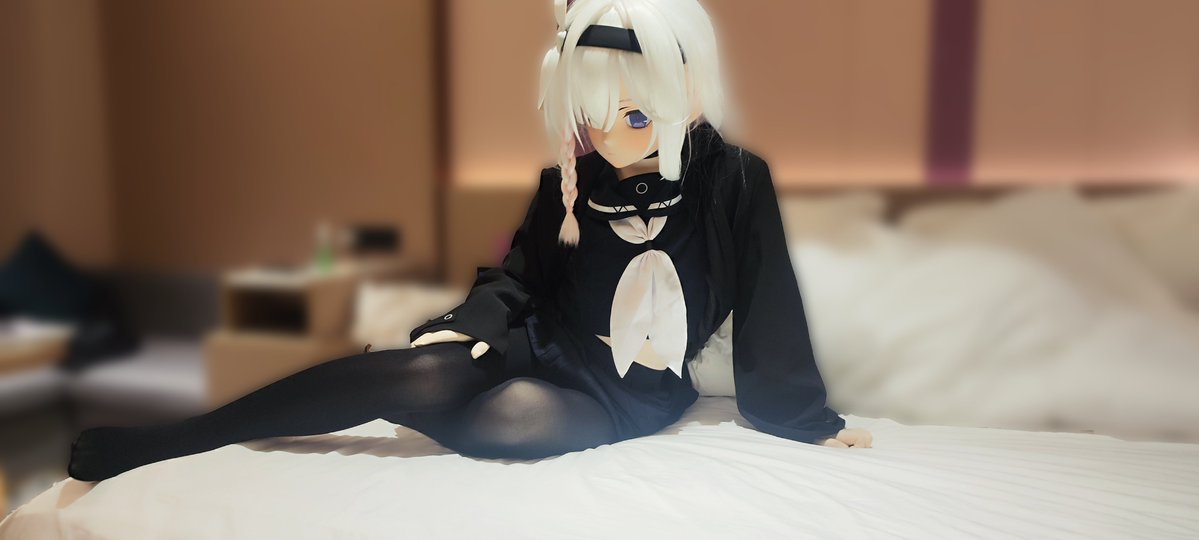 广BAO第一次变娃，玩的挺开心的。
初めでの着ぐるみ、楽しい。

🎭：<a href="/HiDolls_mm/">HiDolls</a>
#kigurumi #プラナ #着ぐるみ