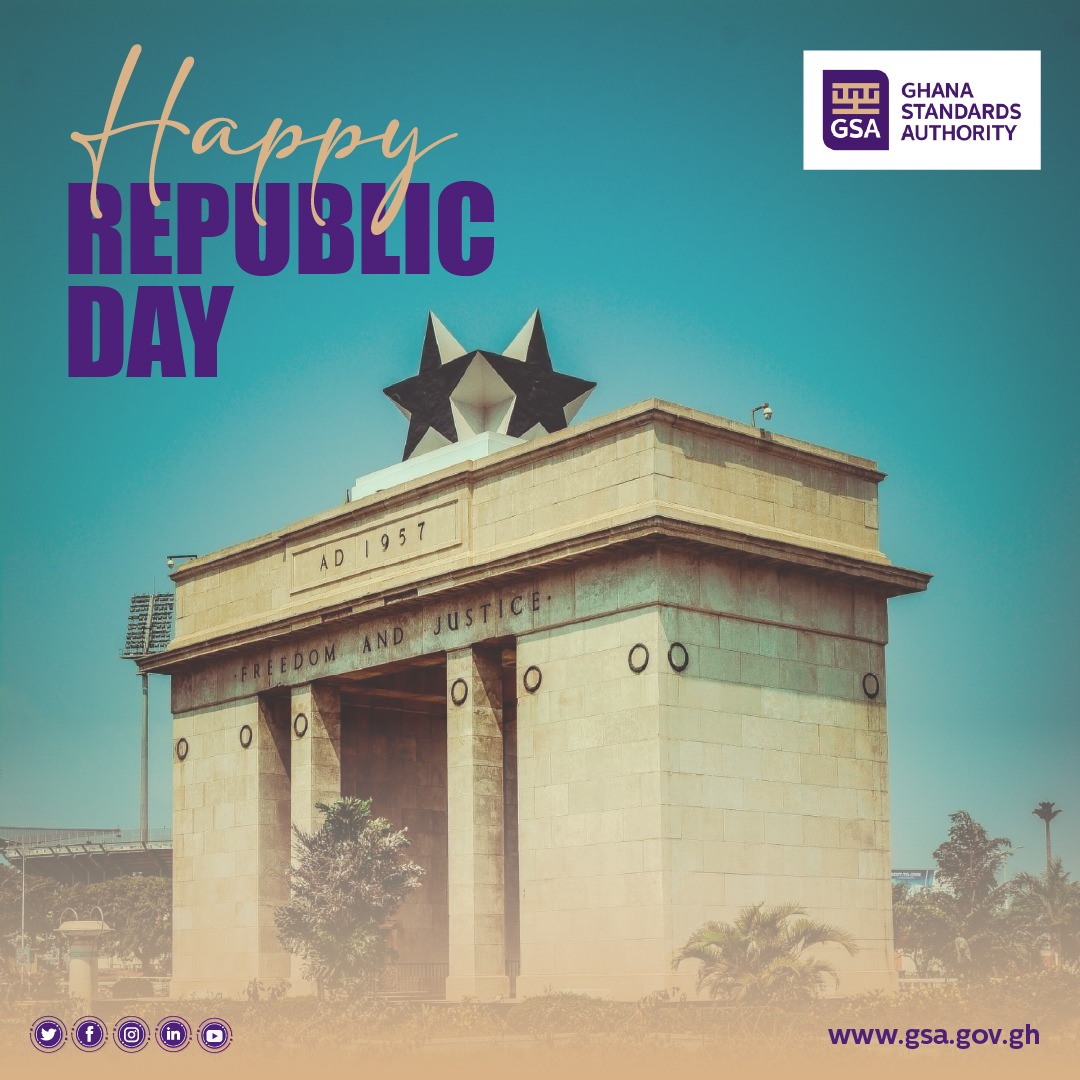Happy Republic Day to all Ghanaians from Management and Staff of GSA #republicdayghana
