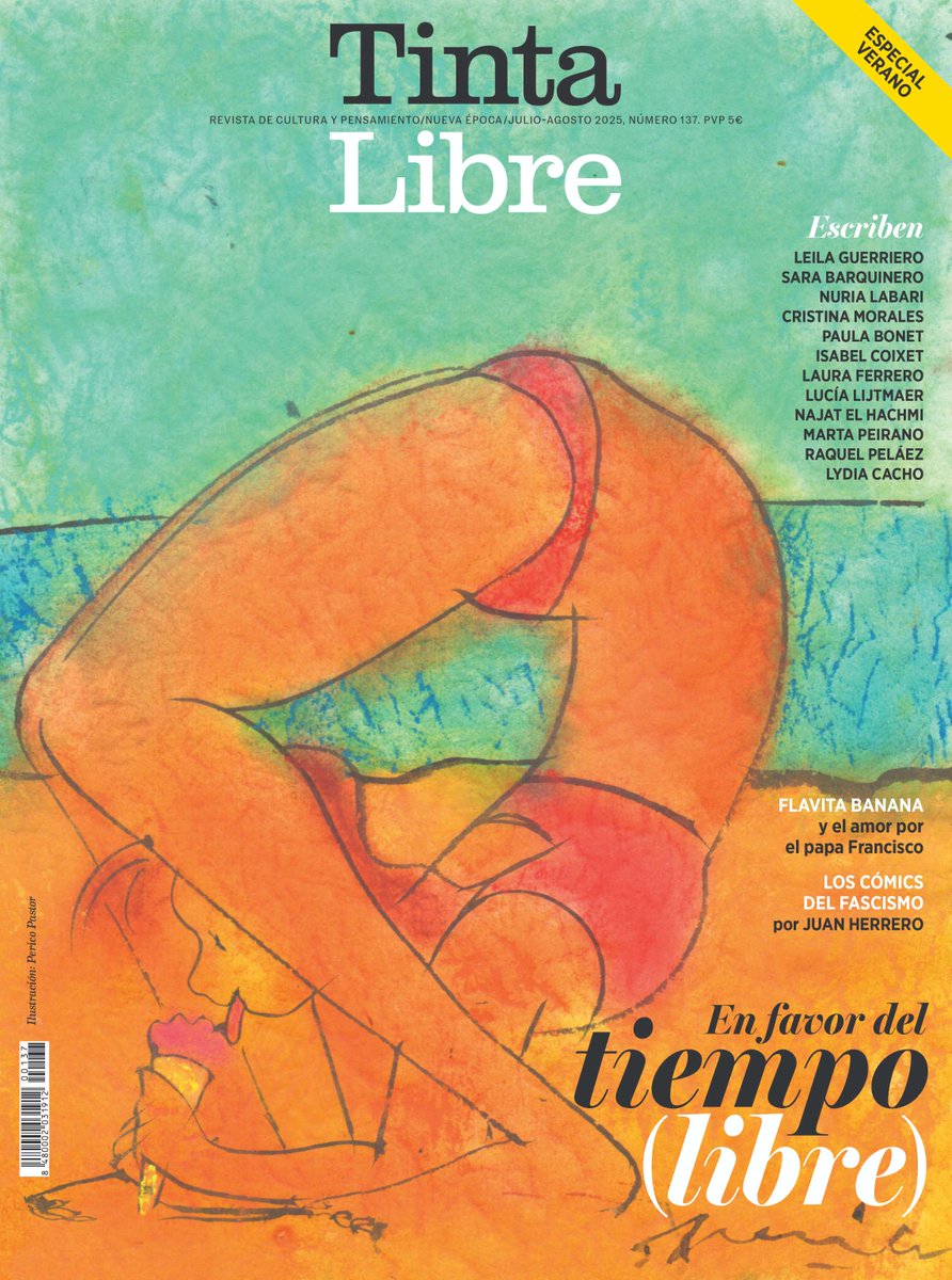 Doce grandes escritoras actuales relatan sus historias sobre el verano, la época donde parece que el tiempo se expande y se convierte en tiempo libre

¡Ya está disponible @_TintaLibre verano! Un número en favor del tiempo (libre) ow.ly/w7UY50WiVvT